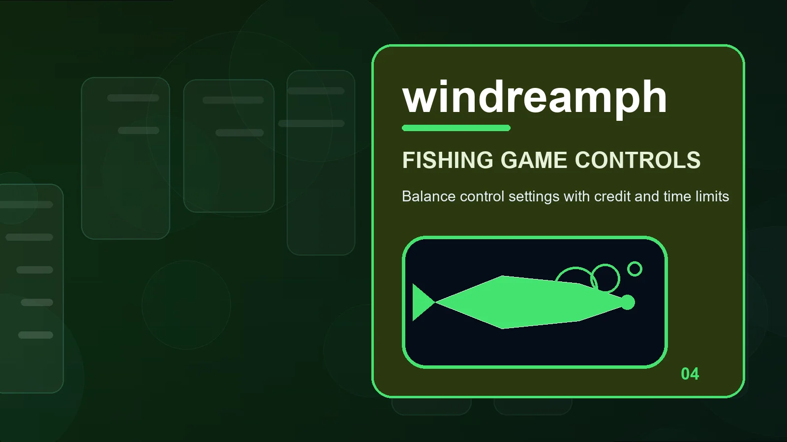 windreamph fishing games illustration for a practical check for connection recovery