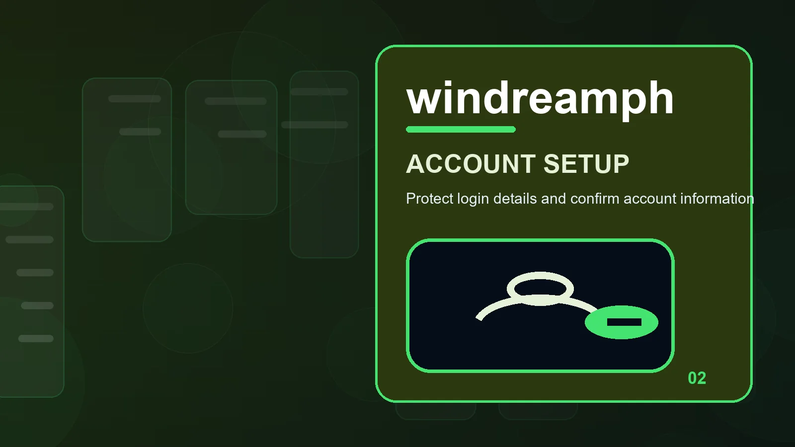 windreamph register illustration for account recovery in the terms reading studio